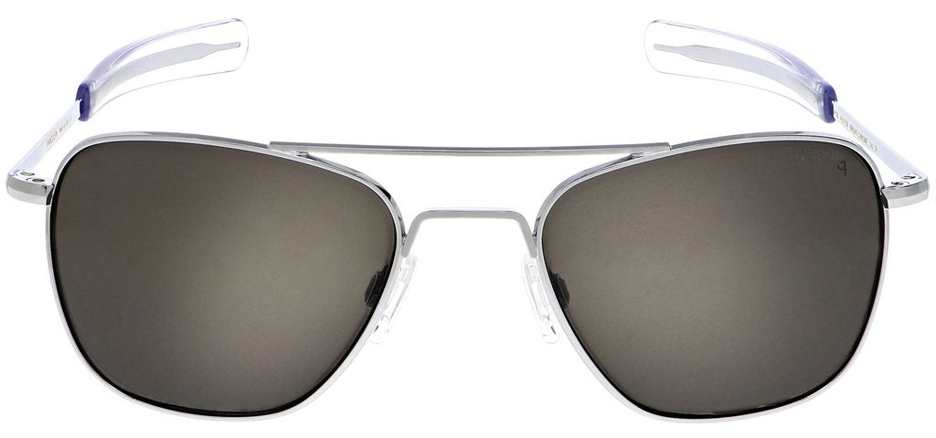 Randolph Aviator サングラス シルバー 58◻︎20-140 Aviator Matte Chrome & AGX Sunglasses | Randolph USA