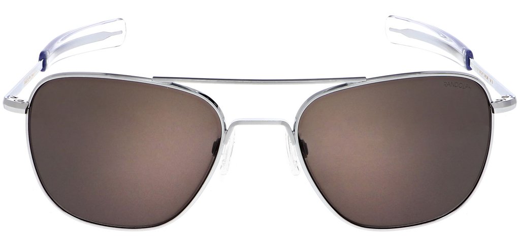 Randolph - Aviator - Bright Chrome 55mm - Spex In The City