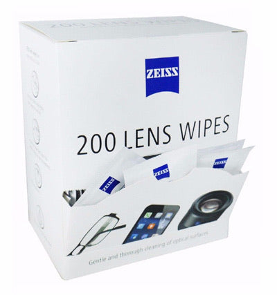 Zeiss Pre-Moisten Lens Wipes 200 Pack - Spex In The City